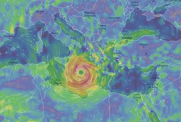 طوفان همراه با باد و باران شدید به ترکیه و یونان می رسد