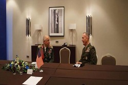 رئیس ستاد ارتش ترکیه با همتای آمریکایی خود دیدار کرد