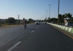 مصدومیت دوچرخه سوار تیم ملی کشورمان در مرحله دوم تور آذربایجان