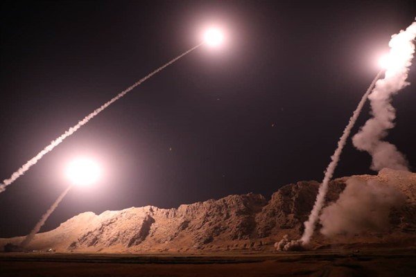 نخستین تصاویر حمله موشکی سپاه به مقر تروریست ها
