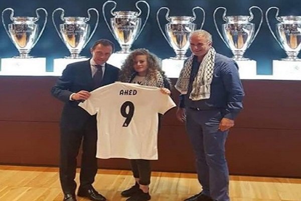 Filistinli cesur kızı davet eden Real Madrid'e İsrail'den tepki