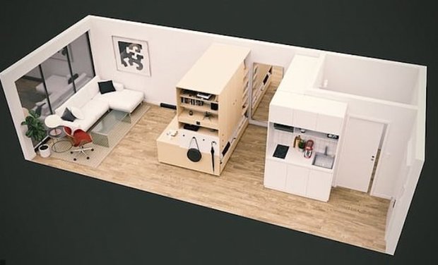 مبلمانی که با دستور صوتی جابجا می شود