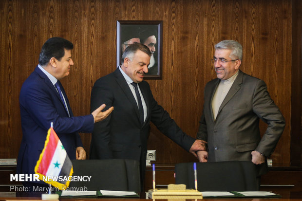 Iran, Syria energy ministers meet, sing document 