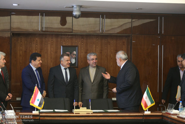 Iran, Syria energy ministers sign co-op document