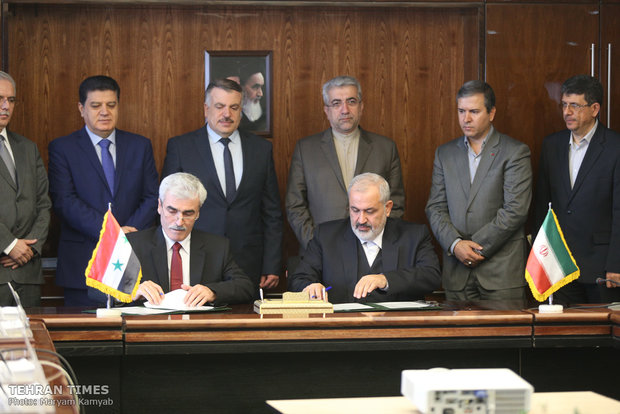 Iran, Syria energy ministers sign co-op document