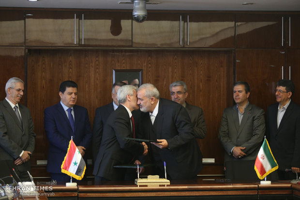 Iran, Syria energy ministers sign co-op document