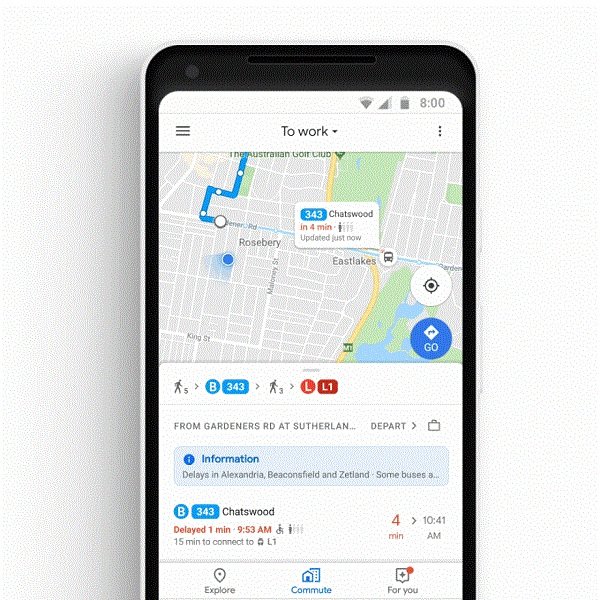 به روزشدن خدمات نقشه گوگل با هدف تسهیل سفرهای درون شهری