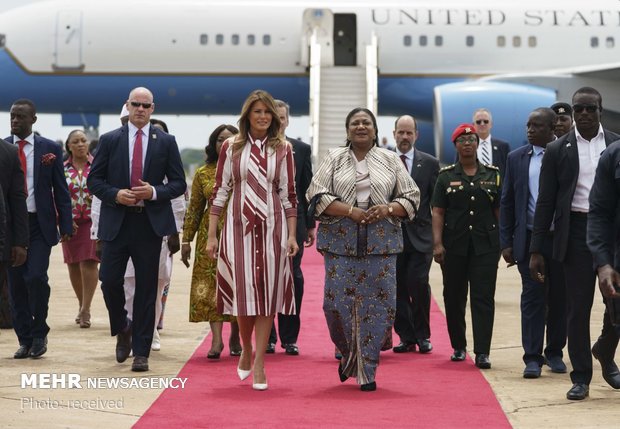 سفر تبلیغاتی همسر ترامپ به آفریقا‎