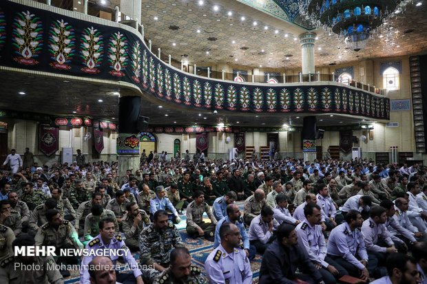 مراسم تكريم شهداء الإعتداء الارهابي في أهواز 