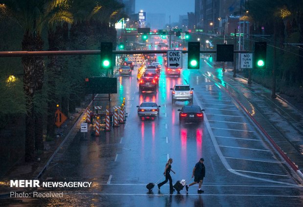 طوفان رزا در آمریکا