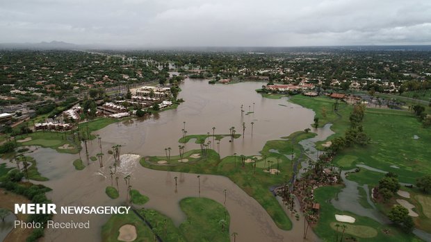 طوفان رزا در آمریکا