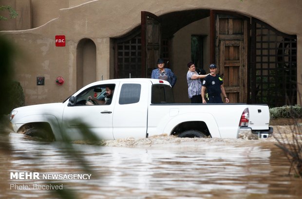 طوفان رزا در آمریکا