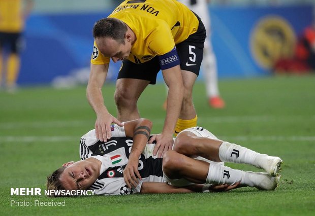 دیدار تیم های یوونتوس و یانگ بویز