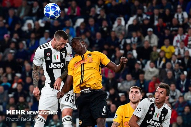 دیدار تیم های یوونتوس و یانگ بویز