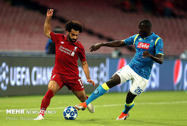 دیدار تیم های ناپولی و لیورپول