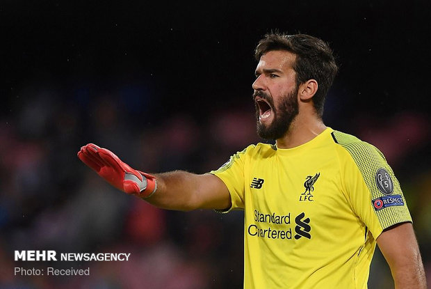 دیدار تیم های ناپولی و لیورپول