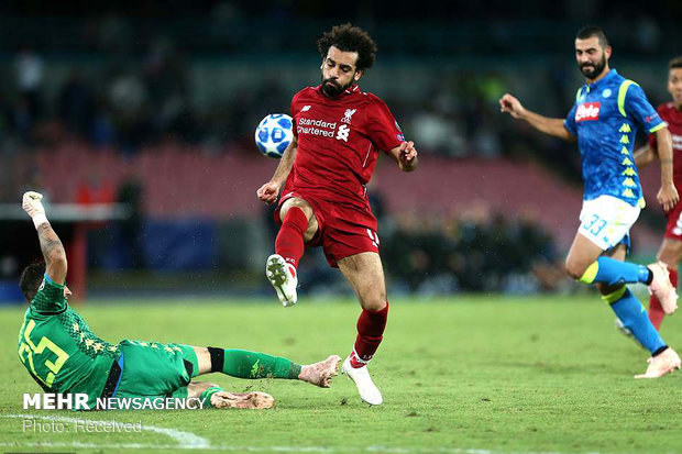 دیدار تیم های ناپولی و لیورپول