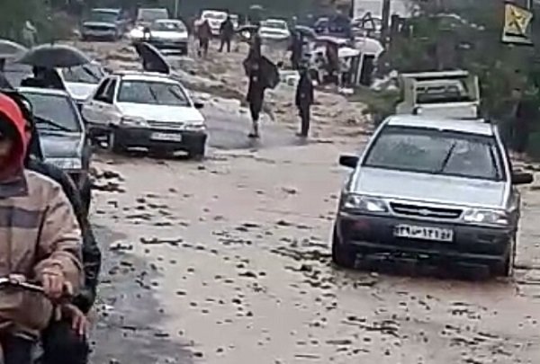 آبگرفتگی معابر شهرهای گیلان/ ۱۱۴ تصادف خسارتی اتفاق افتاد