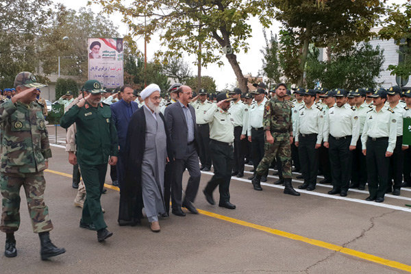 مراسم صبحگاه مشترک در نیروی انتظامی قزوین برگزار شد