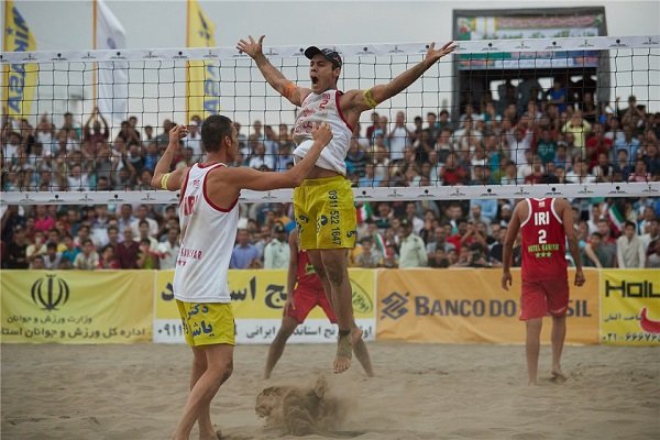 Iran beach volleyball team becomes vice-champion of Asia
