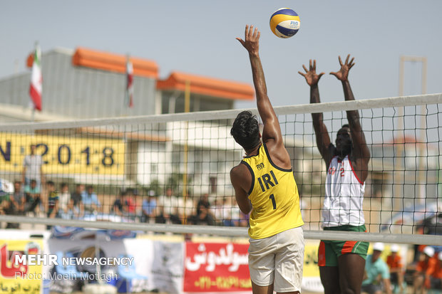 Final match of FIVB Beach Volleyball World Tour 1 star