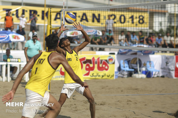 Final match of FIVB Beach Volleyball World Tour 1 star