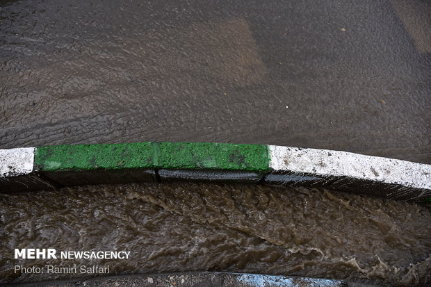 بارش باران و آبگرفتگی معابر مشهد