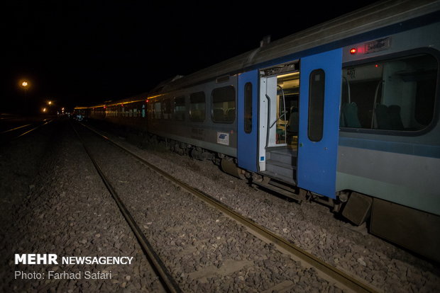 خروج دیزل قطار «زاهدان - تهران» از ریل خسارت جانی نداشت