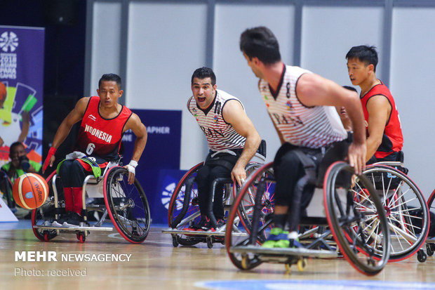 Iran beats Indonesia in wheelchair basketball of Asian Para Games