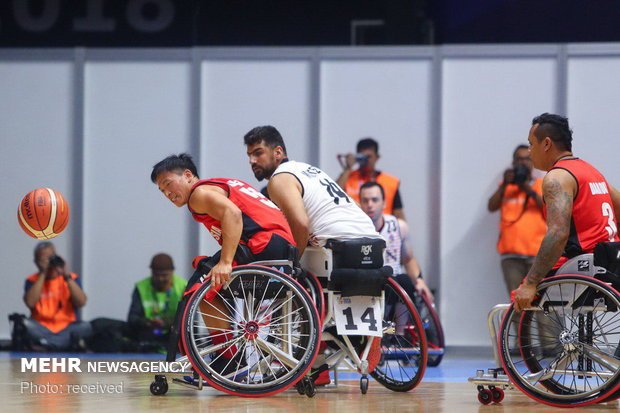 Iran beats Indonesia in wheelchair basketball of Asian Para Games