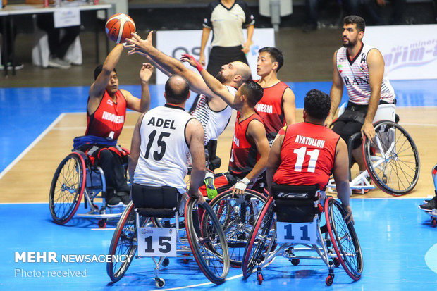 Iran beats Indonesia in wheelchair basketball of Asian Para Games