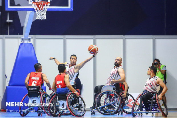 Iran beats Indonesia in wheelchair basketball of Asian Para Games