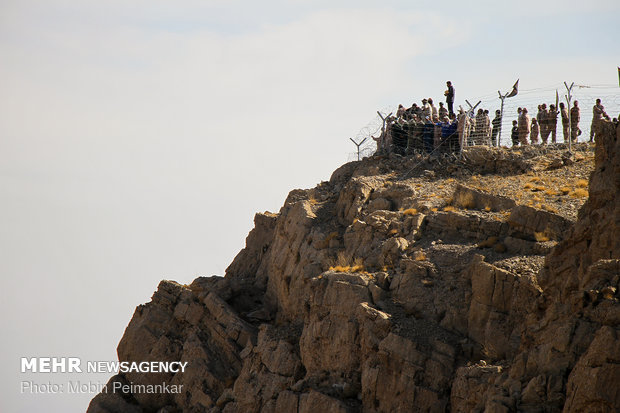 IRGC military drill around Shaho Mountain