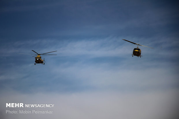 IRGC military drill around Shaho Mountain