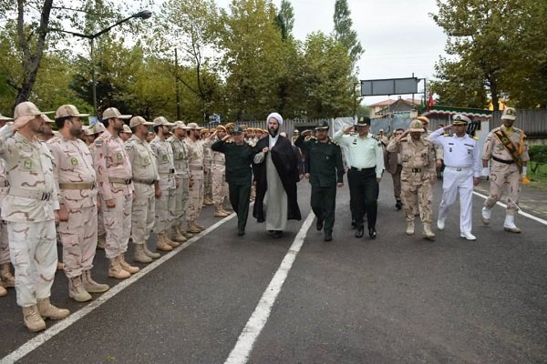 صبحگاه مشترک نیروهای مسلح شهرستان مرزی آستارا برگزار شد 