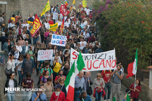 اسکان مهاجران در یکی از روستاهای ایتالیا‎