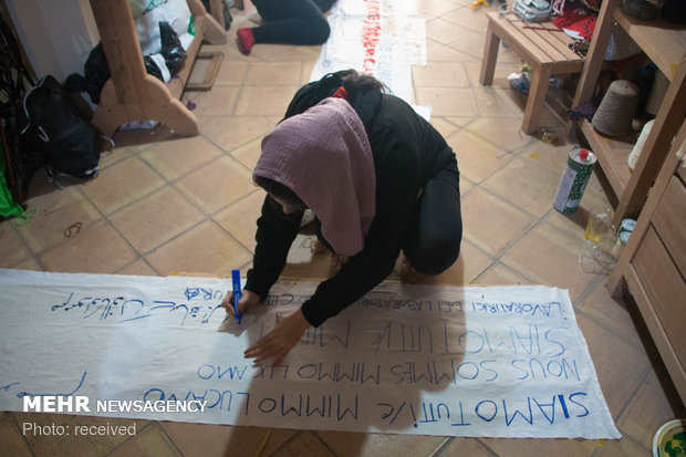 اسکان مهاجران در یکی از روستاهای ایتالیا‎