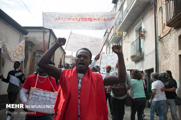 اسکان مهاجران در یکی از روستاهای ایتالیا‎