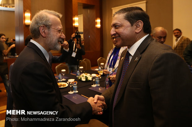 Larijani’s meeting with Turkey’s Yildirim, Pakistan’s Mandviwalla