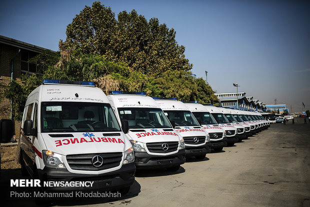 ۲ دستگاه آمبولانس به ناوگان مرکز فوریت‌های پزشکی دلفان اضافه شد