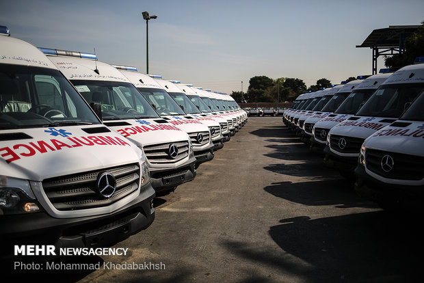 Inauguration ceremony of 400 ambulances