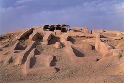  A view of the Burnt City, a UNESCO World Heritage site in Sistan-Baluchestan Province