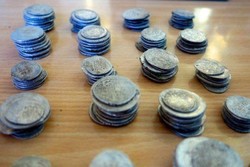 Millennia-old coins excavated in western Iran