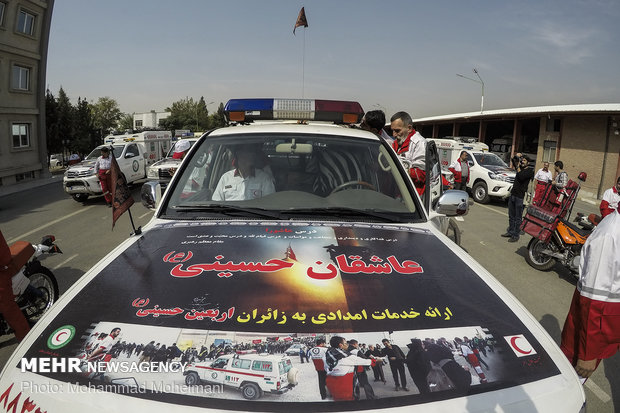Dispatching pharmaceuticals to Iraq for Arbaeen 