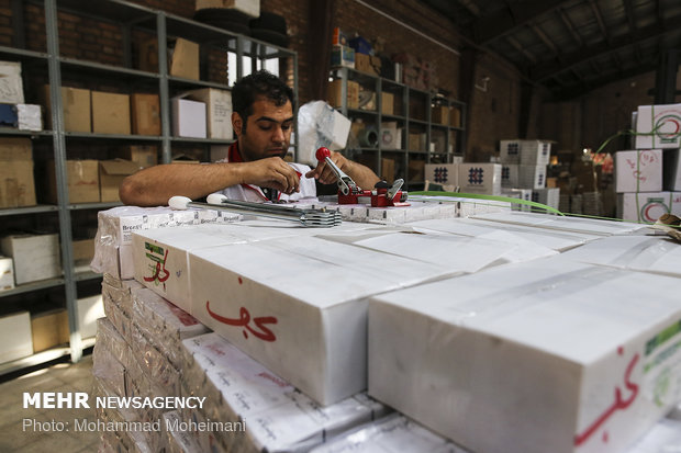 Dispatching pharmaceuticals to Iraq for Arbaeen 