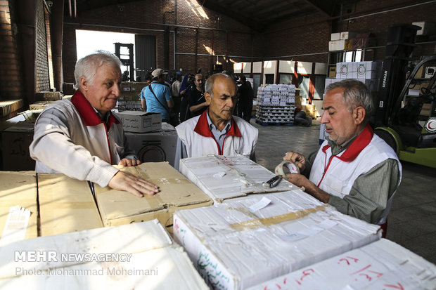 Dispatching pharmaceuticals to Iraq for Arbaeen 