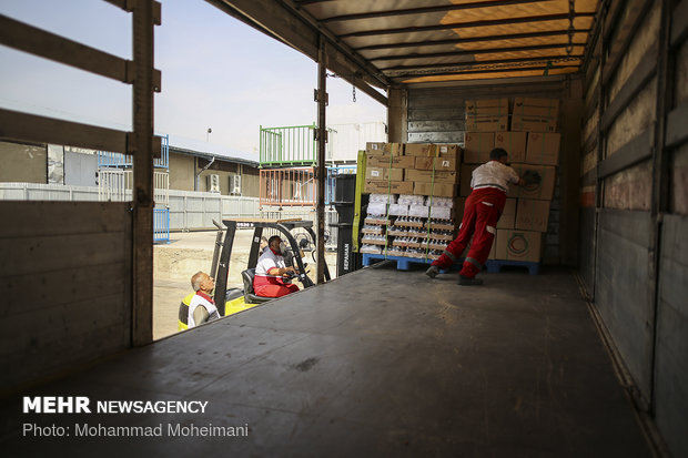Dispatching pharmaceuticals to Iraq for Arbaeen 