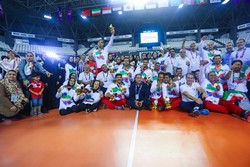 قهرمانی تیم ملی والیبال نشسته ایران در مسابقات پاراآسیایی