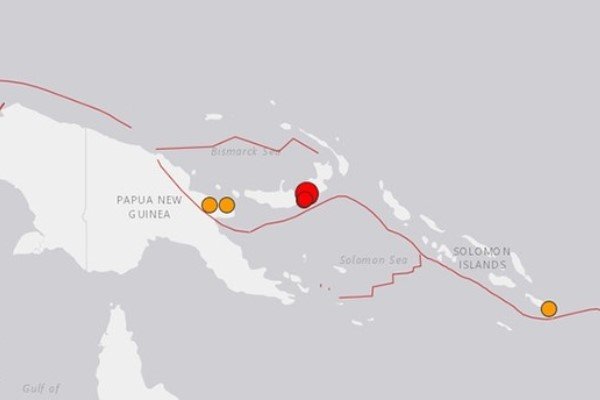 زلزله ۷ریشتری جزیره پاپوآ گینه نو را لرزاند