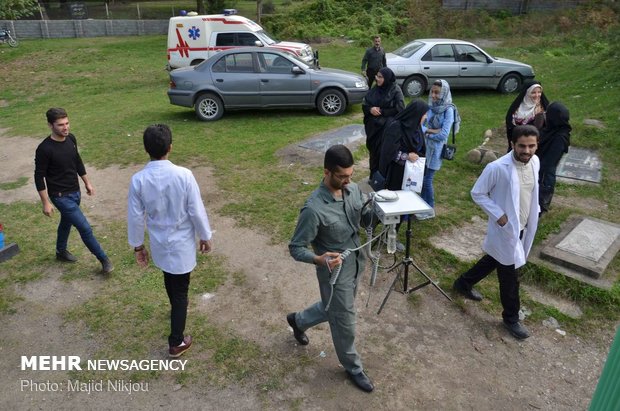 ارائه خدمات پزشکی رایگان درمنطقه محروم بلیران‎